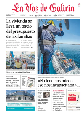 Cover of La Voz de Galicia (Carballo)