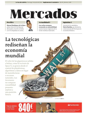 Cover of La Voz de Galicia (Vigo) - Mercados