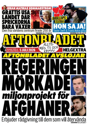 Cover of Aftonbladet