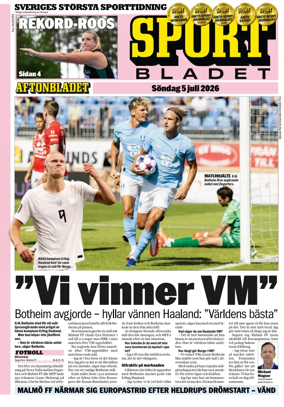 Cover of Sportbladet