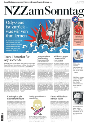 Cover of Neue Zurcher Zeitung Sunday