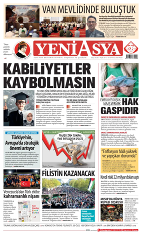Cover of Yeni Asya