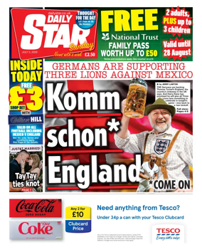 Cover of Daily Star Sunday