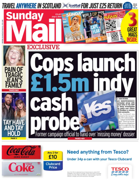 Cover of Sunday Mail (UK)