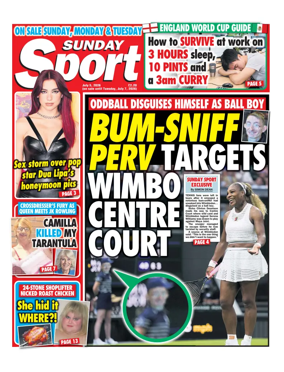 Cover of Sunday Sport