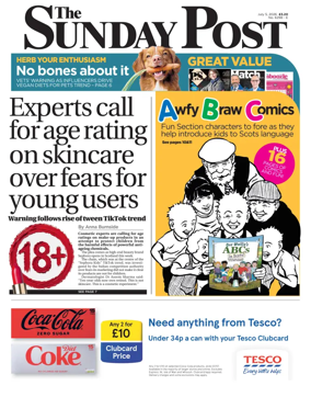 Cover of The Sunday Post (Newcastle)
