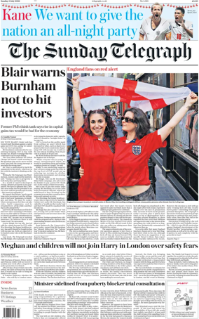 Cover of The Sunday Telegraph