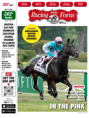 Cover of Daily Racing Form National Digital Edition