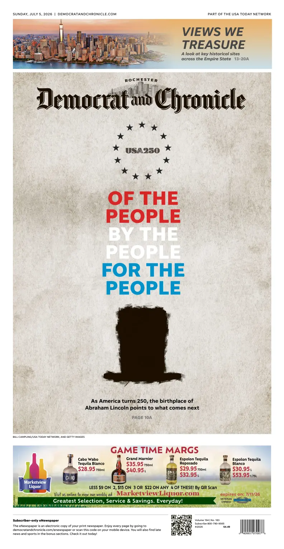 Cover of Democrat and Chronicle