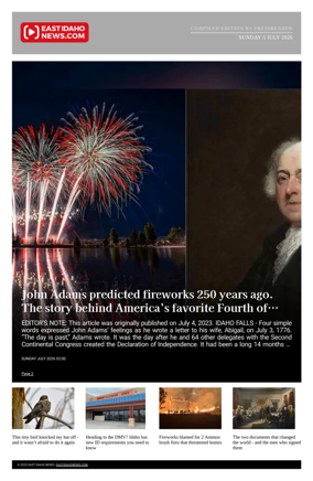 Cover of East Idaho News