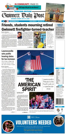 Cover of Gwinnett Daily Post