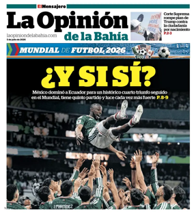 Cover of La Opinion de la Bahia