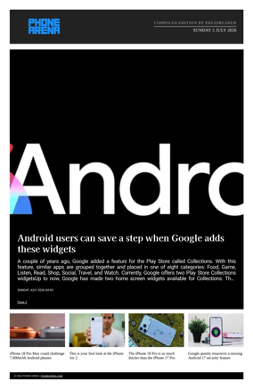 Cover of Phone Arena - Compiled Edition