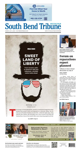 Cover of South Bend Tribune