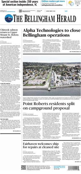 Cover of The Bellingham Herald (Sunday)