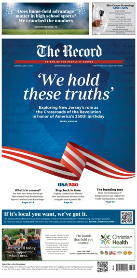 Cover of The Bergen Record