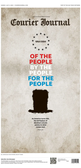 Cover of The Courier-Journal (Louisville)