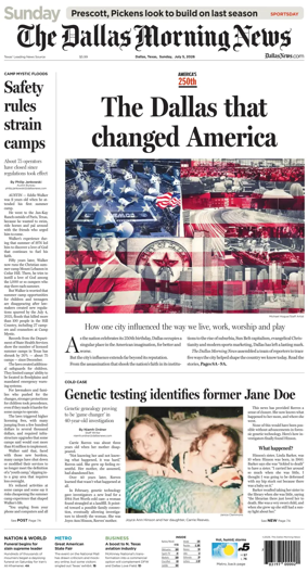 Cover of The Dallas Morning News