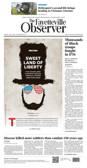 Cover of The Fayetteville Observer