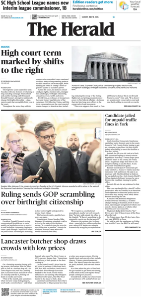 Cover of The Herald (Rock Hill)