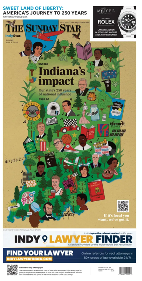 Cover of The Indianapolis Star