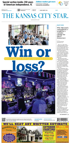 Cover of The Kansas City Star (Sunday)