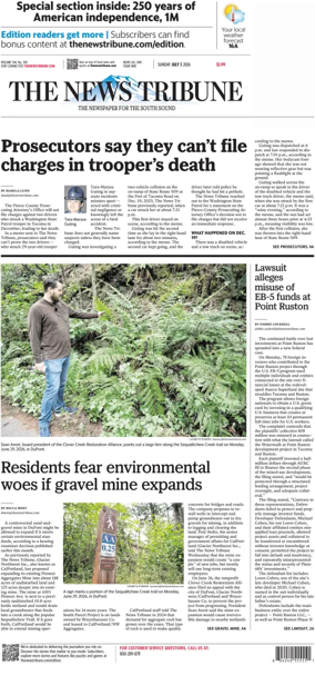 Cover of The News Tribune