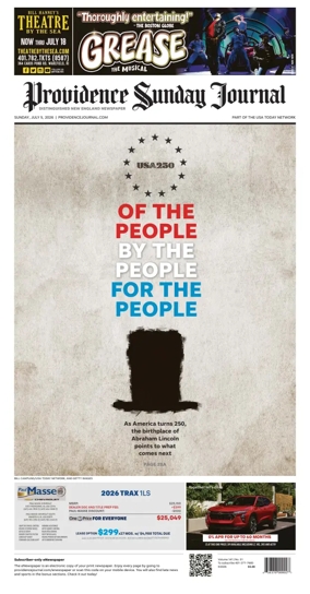 Cover of The Providence Journal