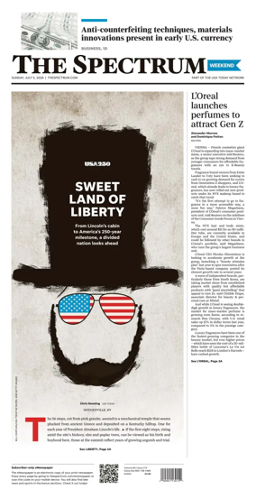 Cover of The Spectrum & Daily News