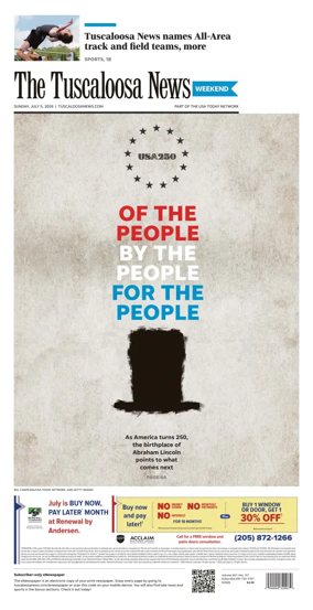 Cover of The Tuscaloosa News