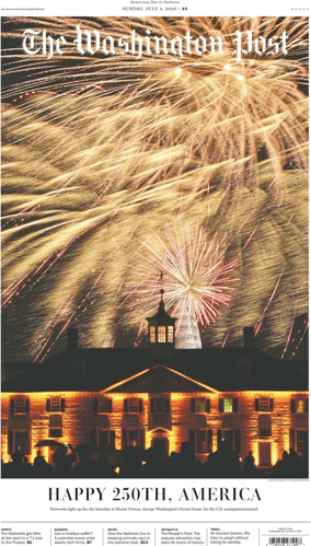 Cover of The Washington Post Sunday