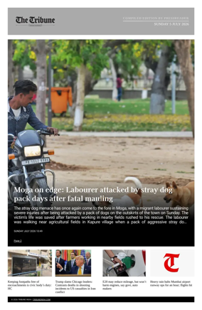 Cover of Tribune India - Compiled Edition