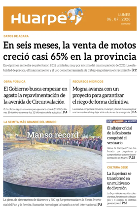 Cover of Diario Huarpe