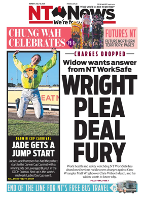 Cover of NT News