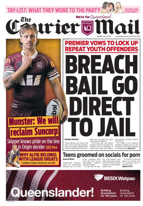 Cover of The Courier-Mail