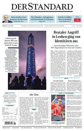 Cover of Der Standard
