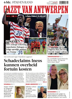 Cover of Gazet van Antwerpen Stad en Rand