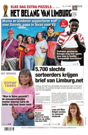 Cover of Het Belang van Limburg