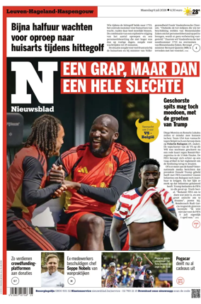 Cover of Het Nieuwsblad