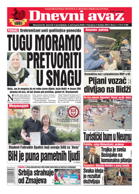 Cover of Dnevni avaz