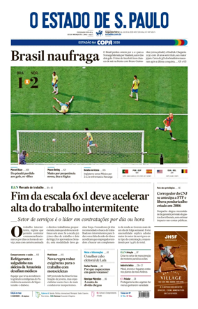 Cover of O Estado de S. Paulo
