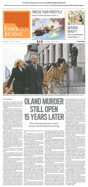 Cover of Edmonton Journal