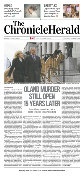 Cover of The Chronicle Herald (Provincial)