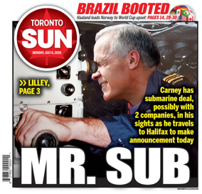 Cover of Toronto Sun