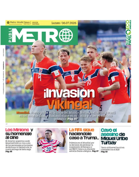 Cover of Publimetro Colombia