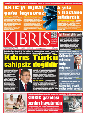 Cover of Kibris Gazetesi