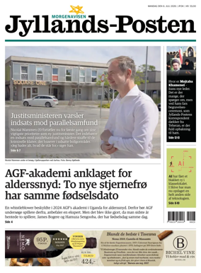 Cover of Jyllands-Posten