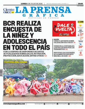 Cover of La Prensa Grafica