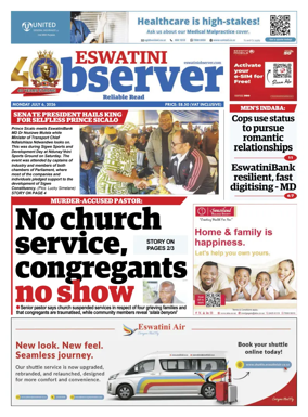 Cover of Eswatini Observer