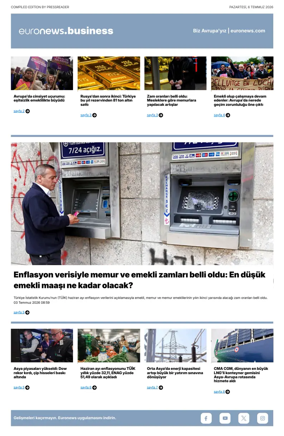 Cover of Euronews Business (Turkish) Compiled Editions